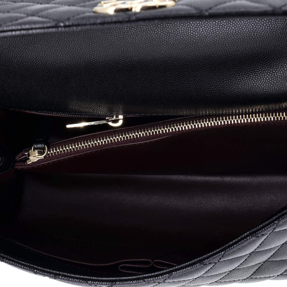 Chanel Small Coco Top Handle Bag Quilted Caviar - Picture 5 of 5